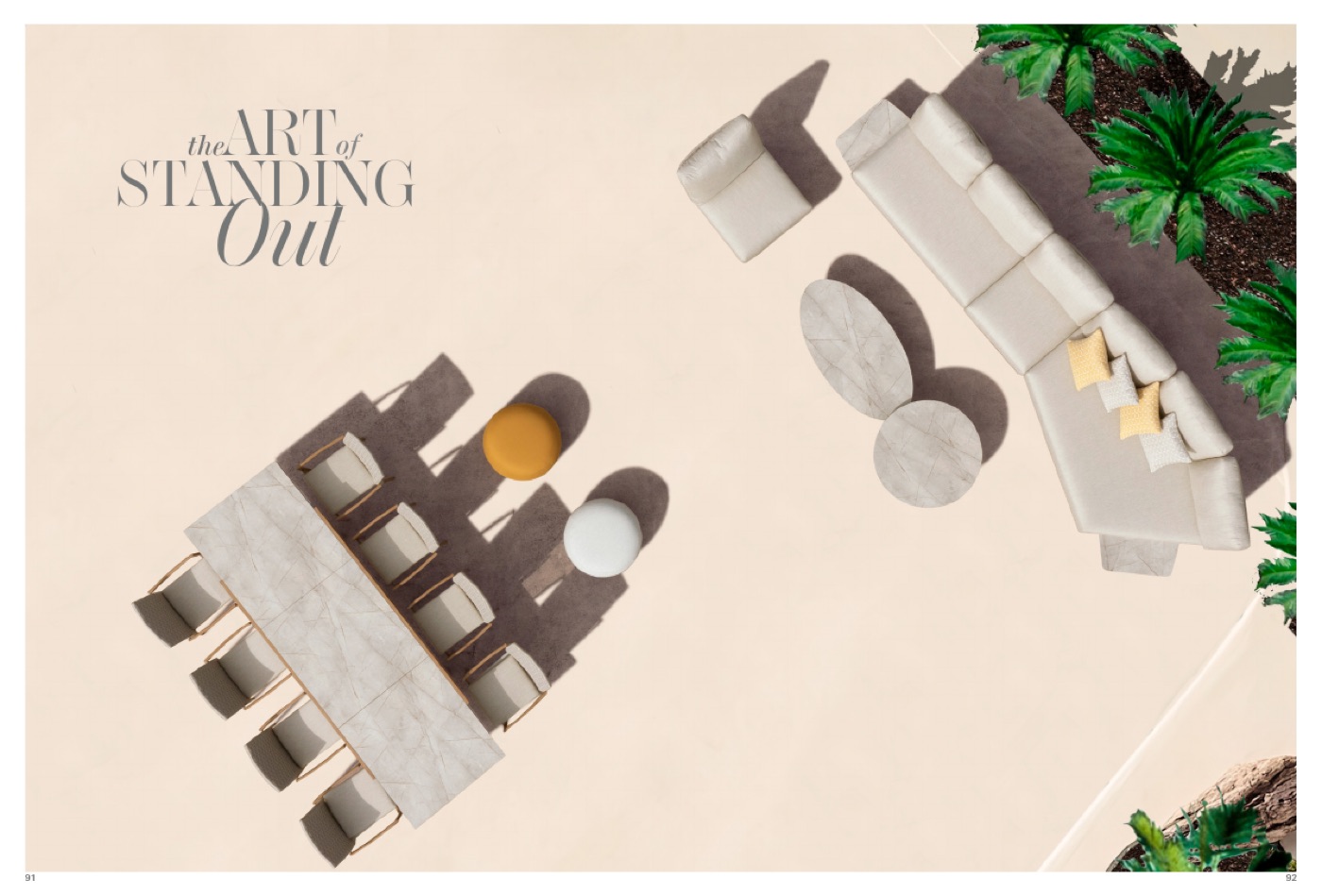 LOUNGE catalogue page
