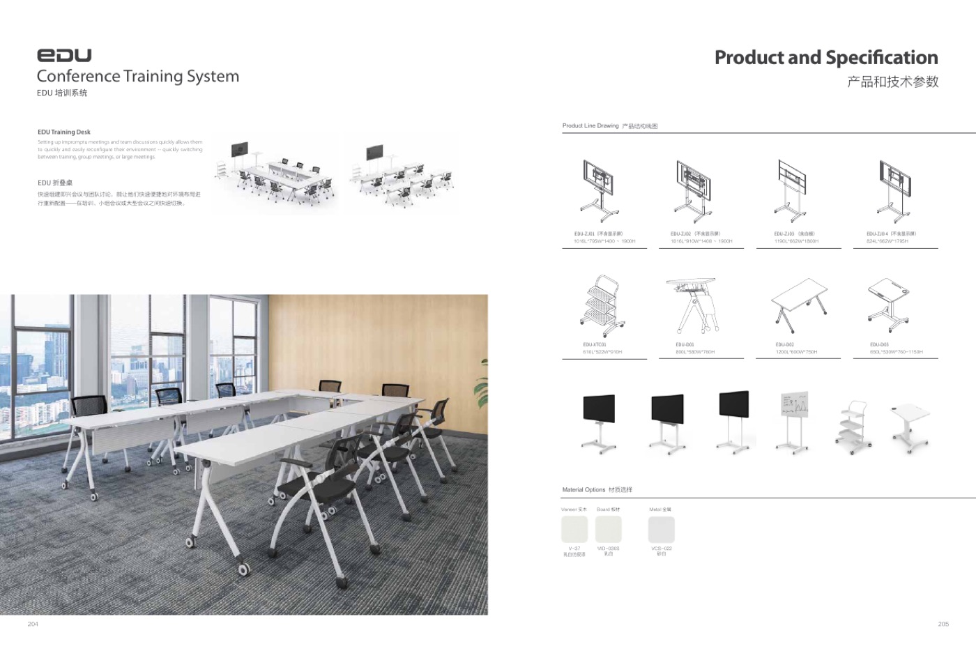 EDU Training System catalogue page